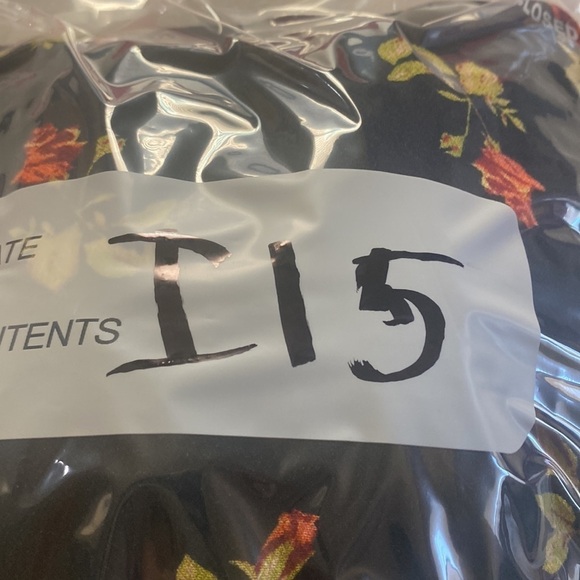 NWOT Free People Tate Floral print mock neck tunic mini dress open back bow L - Picture 12 of 12